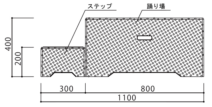 ファンステップ サイズ