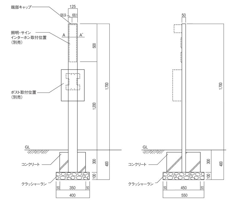 フォルガS サイズ