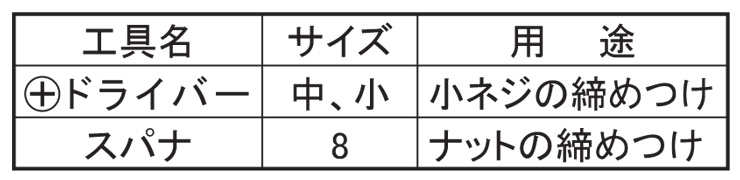 雪おろし棒 参考組立